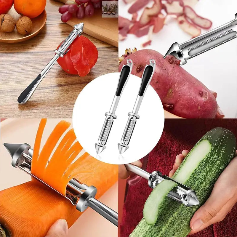 PelaFácil™ - Cuchilla 5 en 1 de Acero Inoxidable